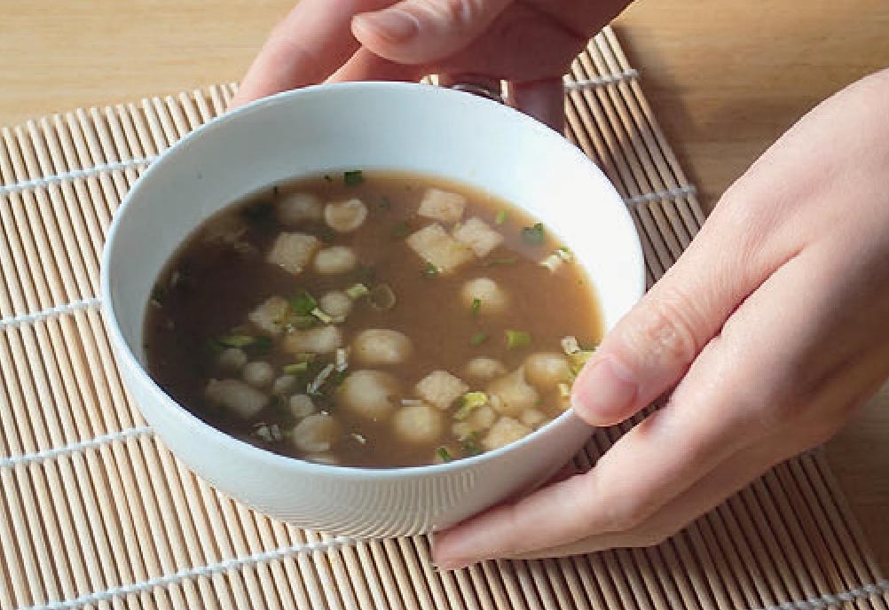 Miso soup.